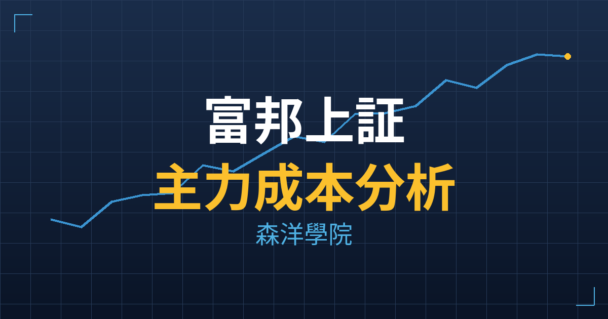 富邦上証00(0062) 主力成本分析七階位階圖