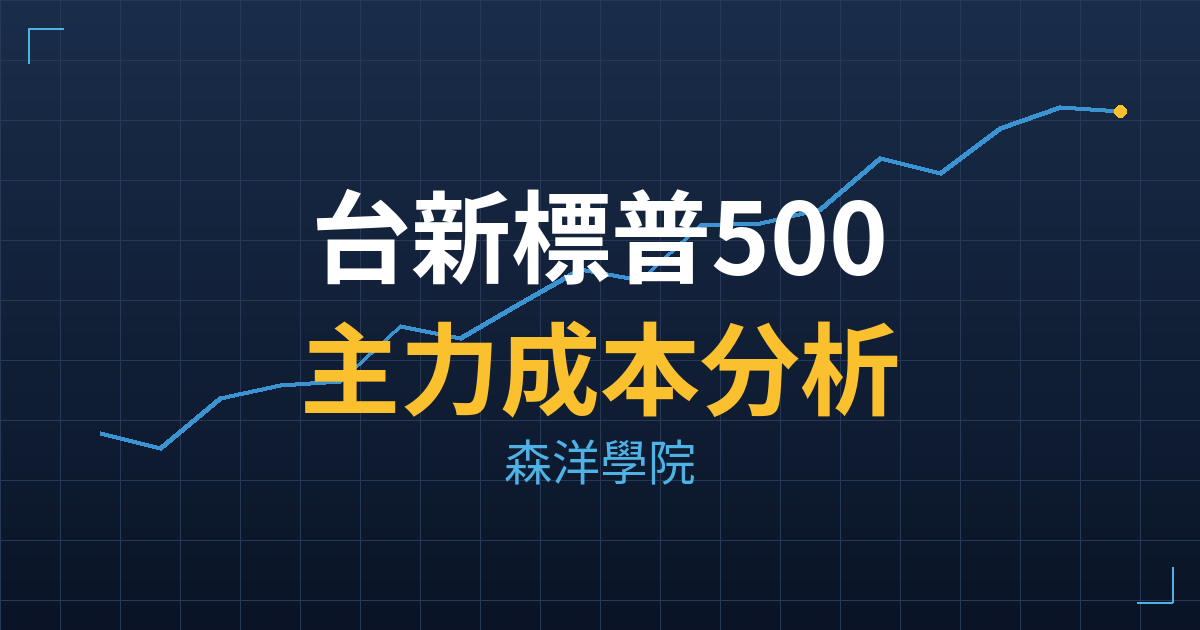 台新標普50000(5000) 主力成本分析七階位階圖