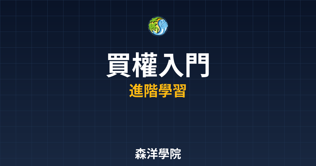 買權入門新手教學2026年完整版封面