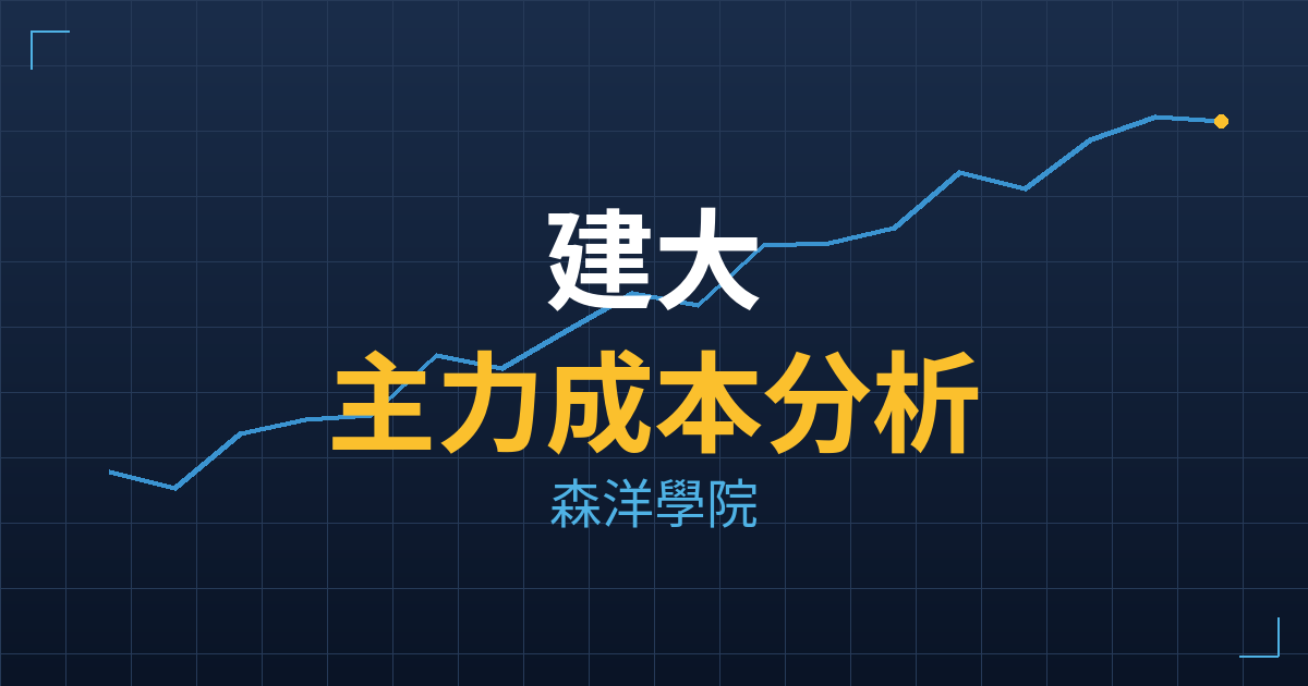 建大(2106) 主力成本分析七階位階圖