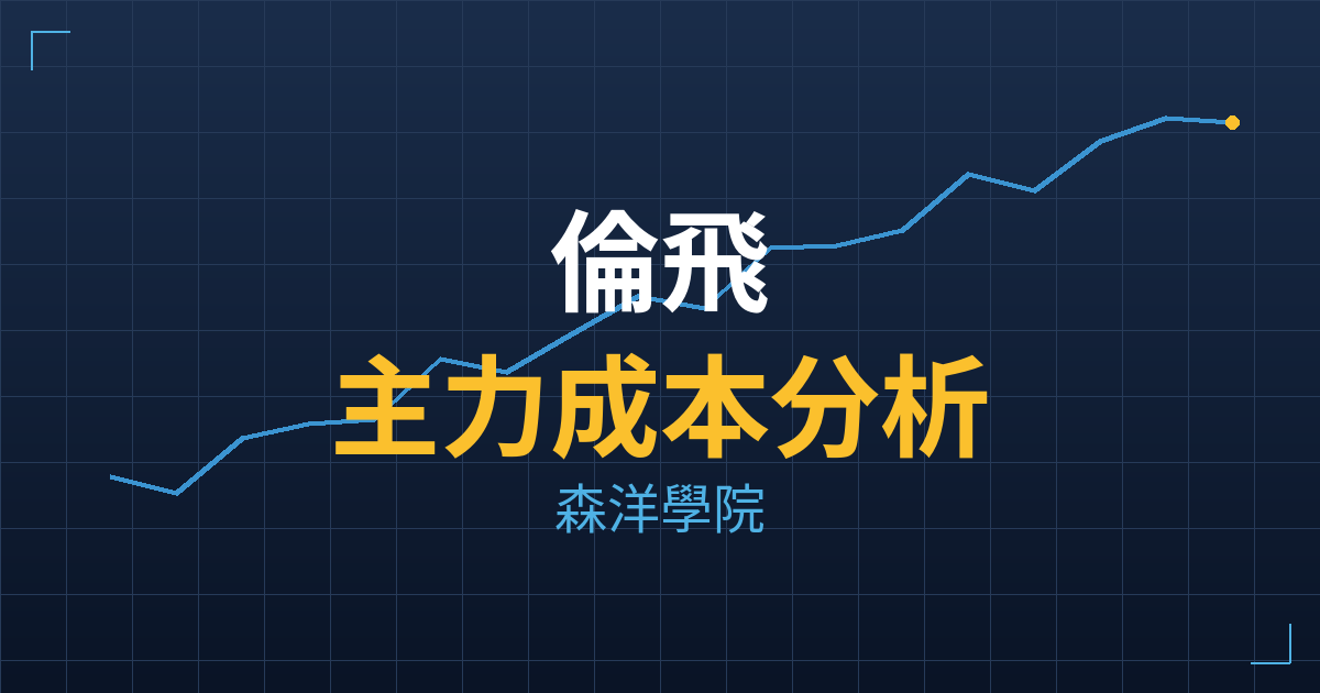 倫飛(2364) 主力成本分析七階位階圖