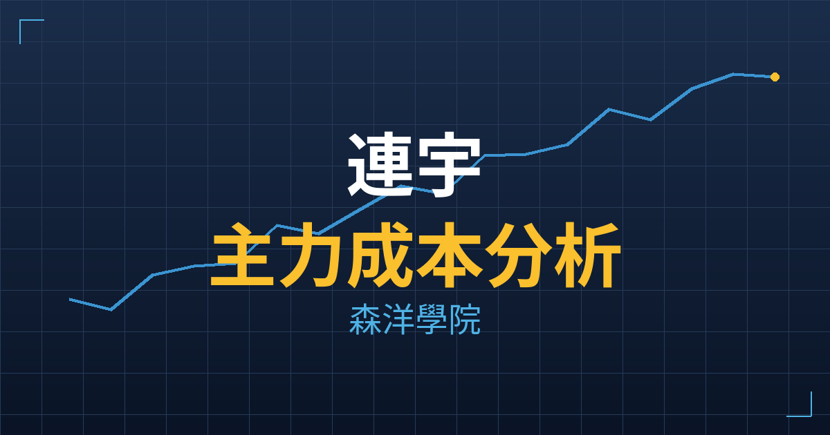 連宇(2482) 主力成本分析七階位階圖