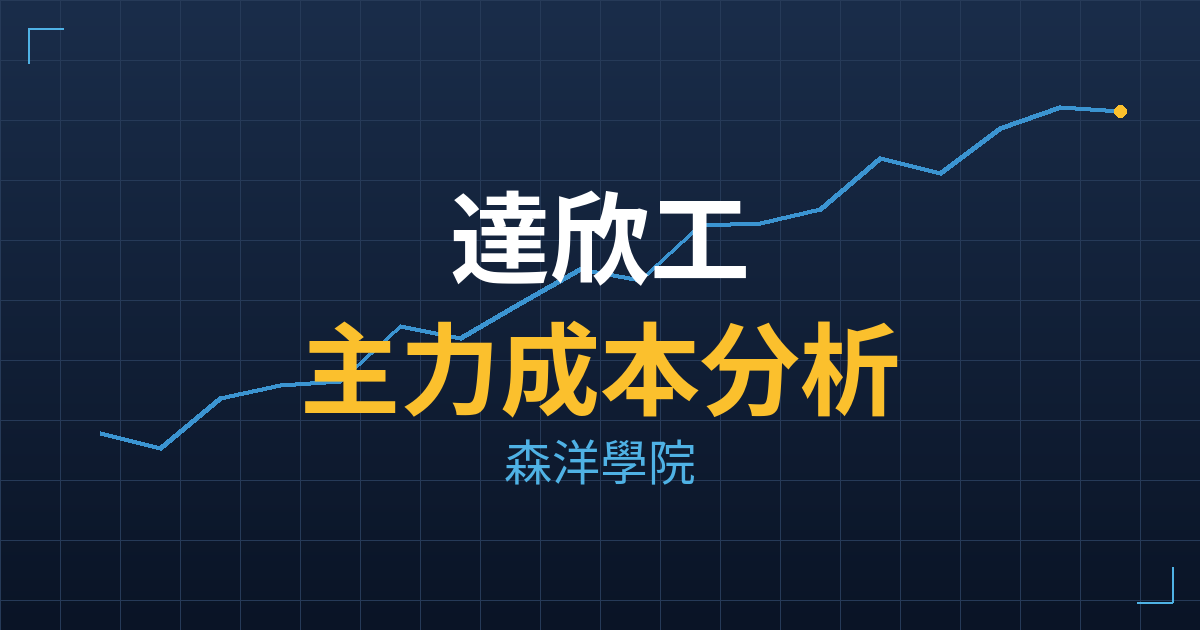 達欣工(2535) 主力成本分析七階位階圖