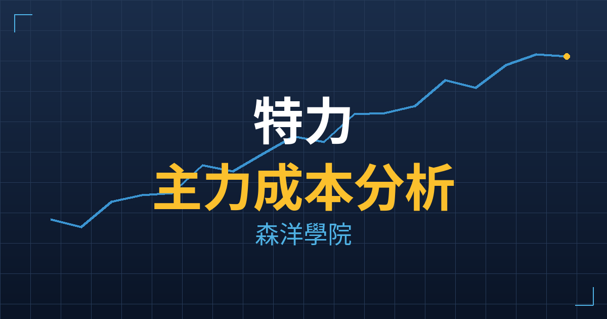 特力(2908) 主力成本分析七階位階圖