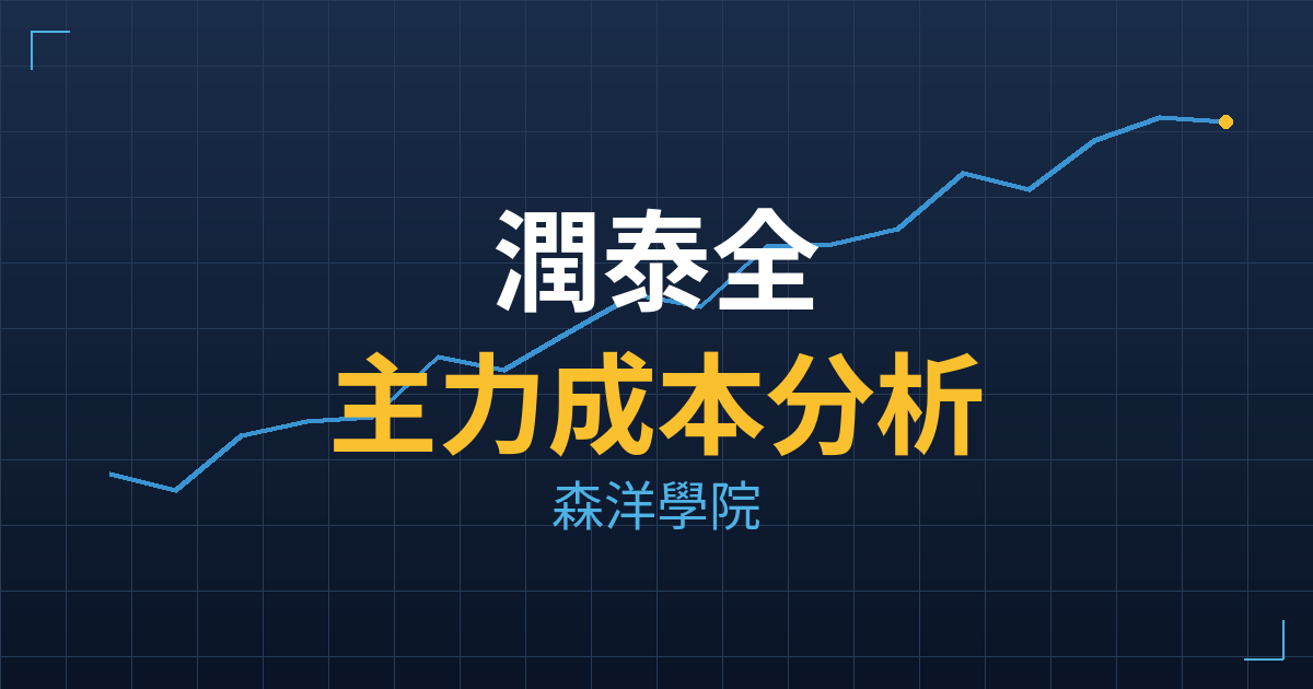 潤泰全(2915) 主力成本分析七階位階圖