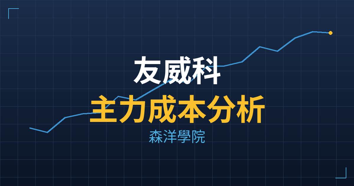 友威科(3580) 主力成本分析七階位階圖