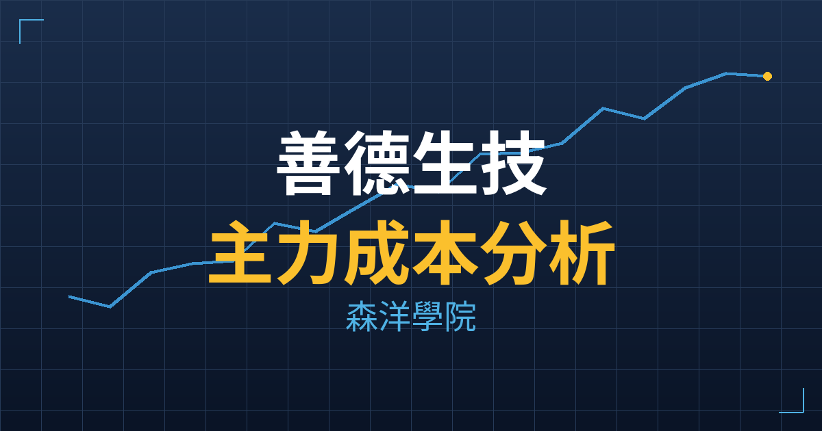 善德生技(4115) 主力成本分析七階位階圖