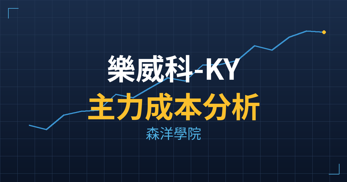 樂威科-KY(4154) 主力成本分析七階位階圖