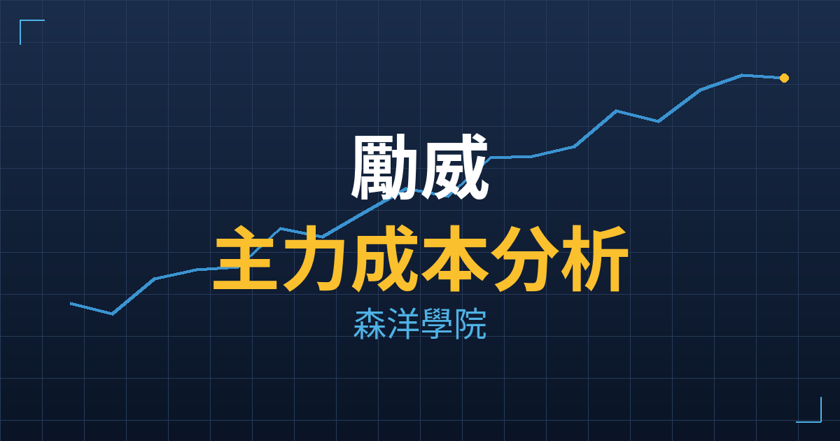 勵威(5246) 主力成本分析七階位階圖