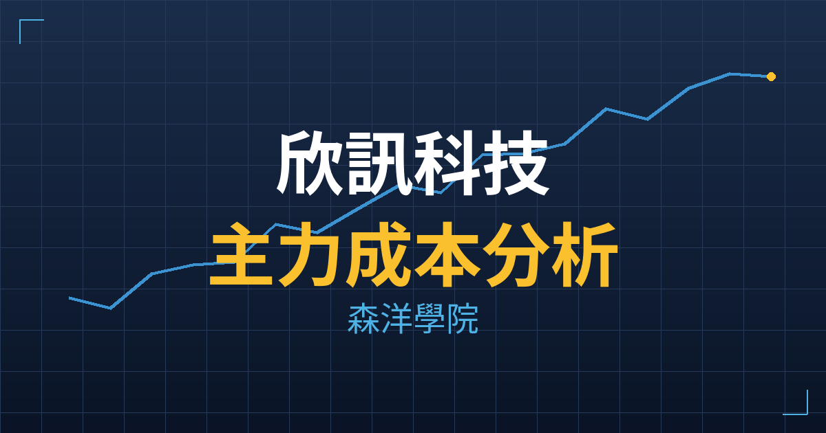 欣訊科技(5254) 主力成本分析七階位階圖