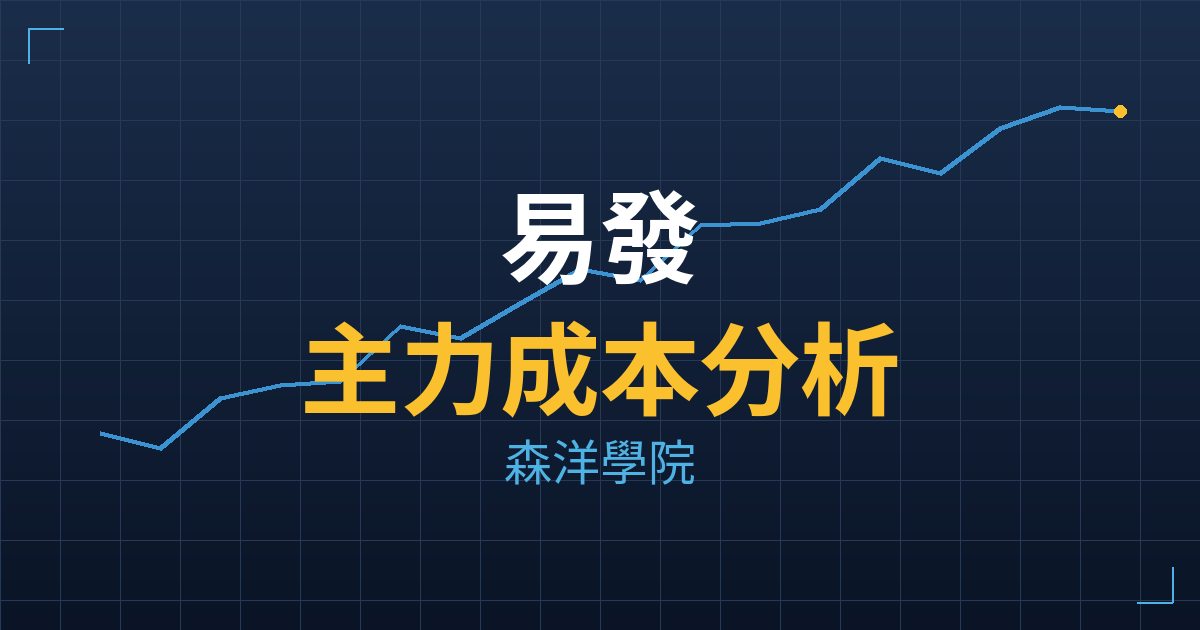 易發(6425) 主力成本分析七階位階圖