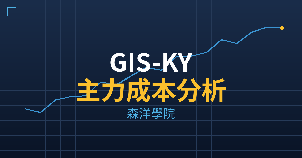 GIS-KY(6456) 主力成本分析七階位階圖