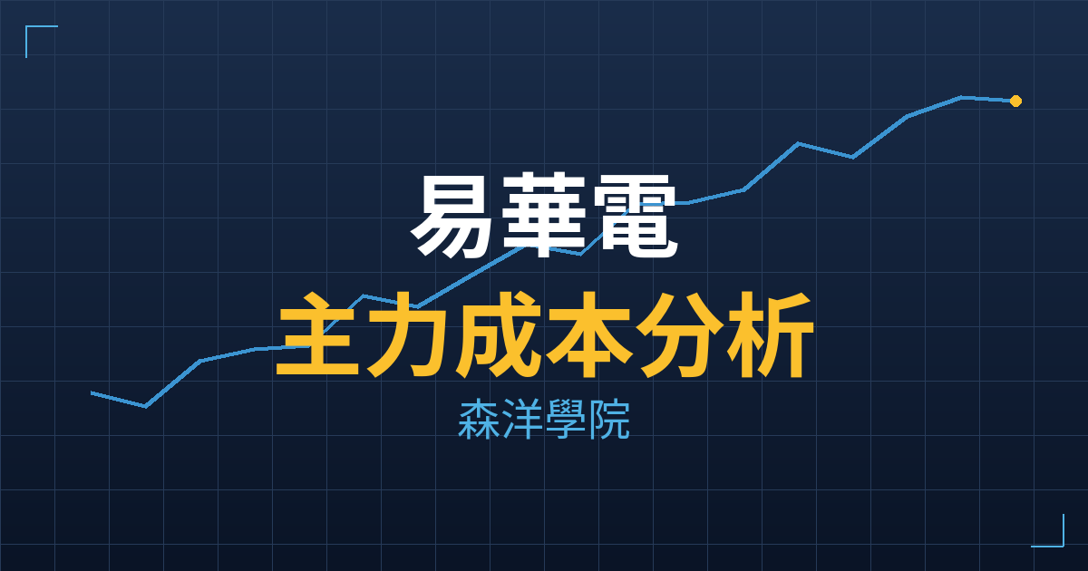 易華電(6552) 主力成本分析七階位階圖