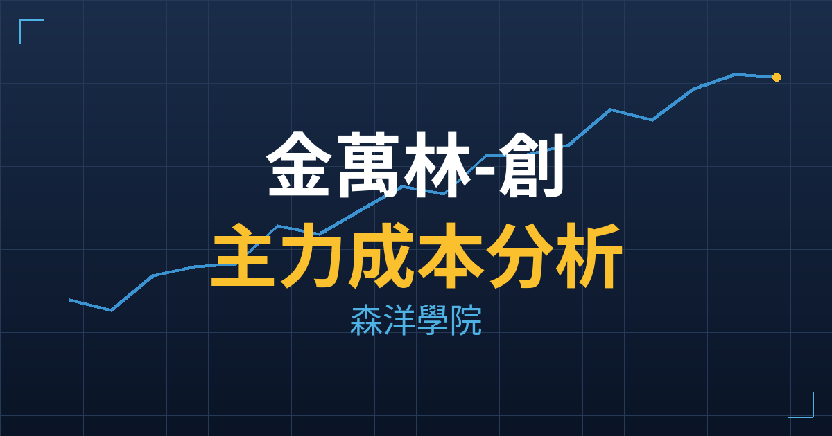 金萬林-創(6645) 主力成本分析七階位階圖