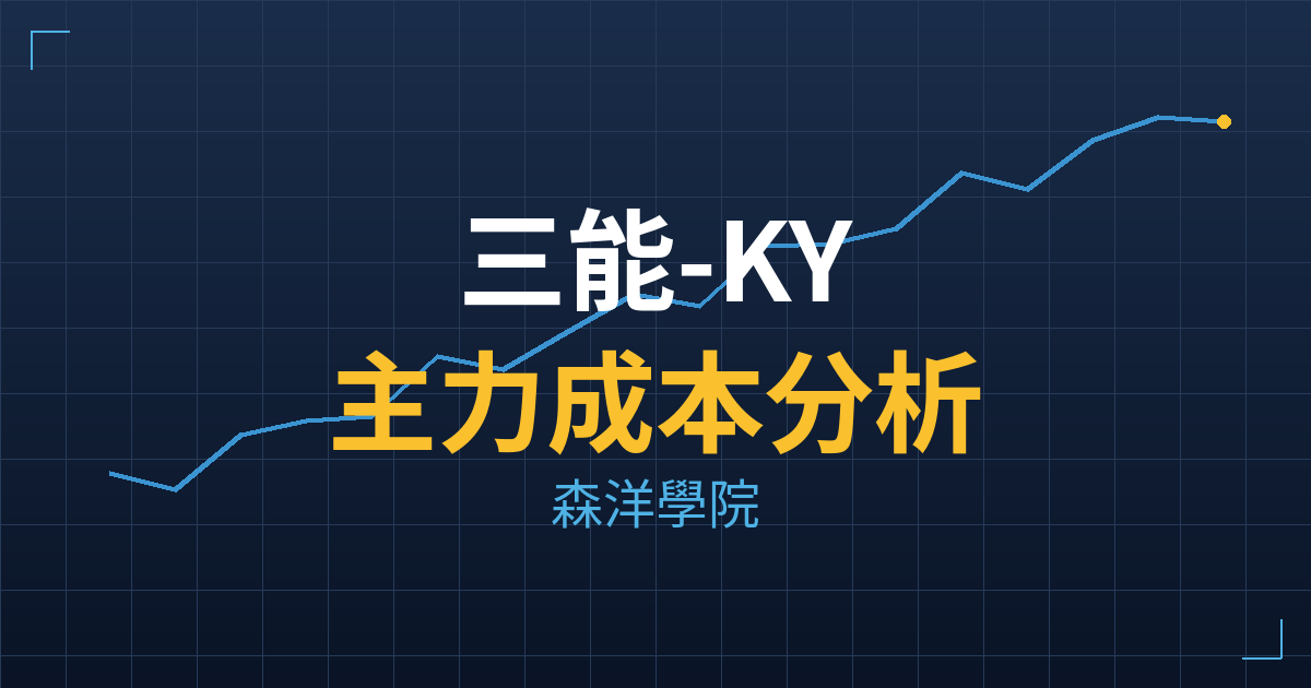 三能-KY(6671) 主力成本分析七階位階圖