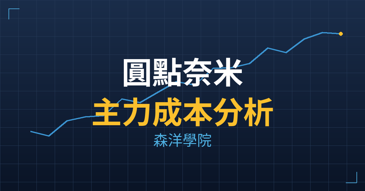 圓點奈米(6797) 主力成本分析七階位階圖