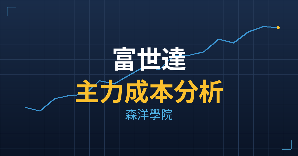 富世達(6805) 主力成本分析七階位階圖