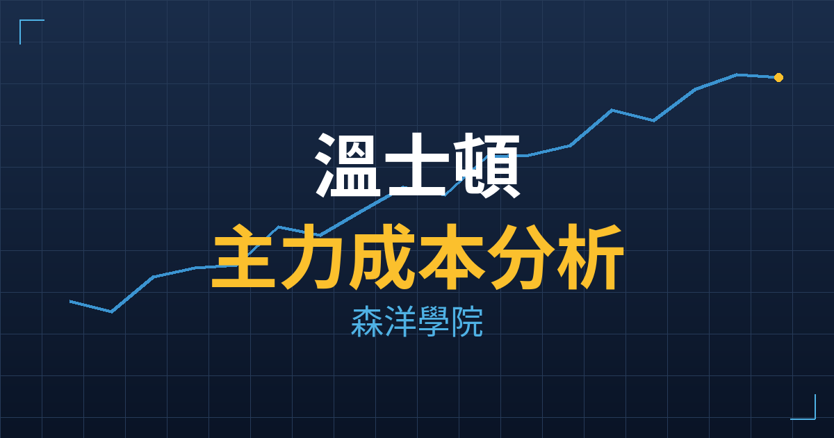 溫士頓(6817) 主力成本分析七階位階圖