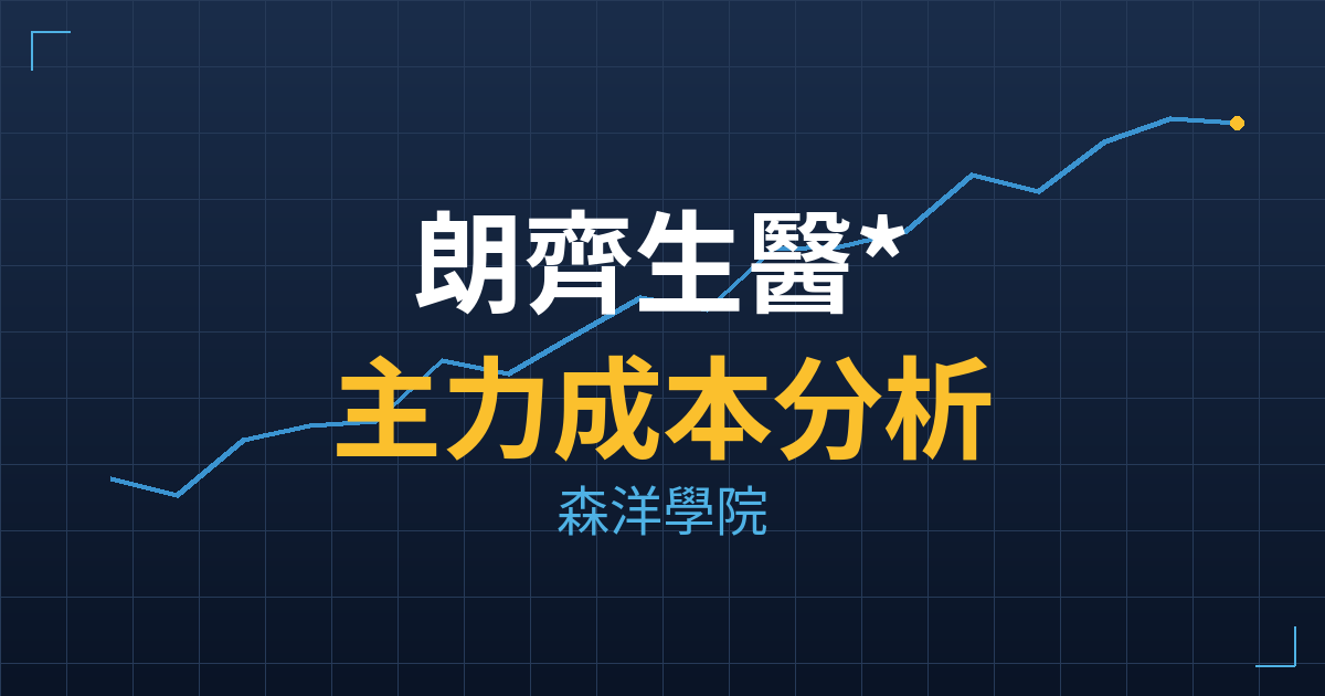 朗齊生醫*(6876) 主力成本分析七階位階圖