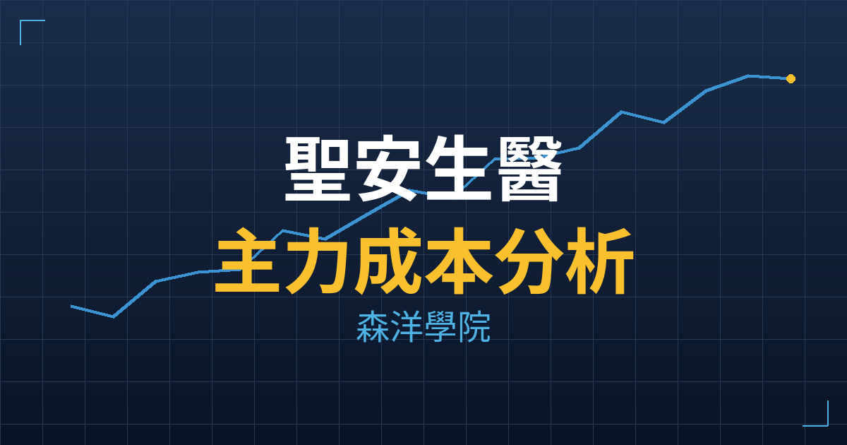 聖安生醫(6926) 主力成本分析七階位階圖
