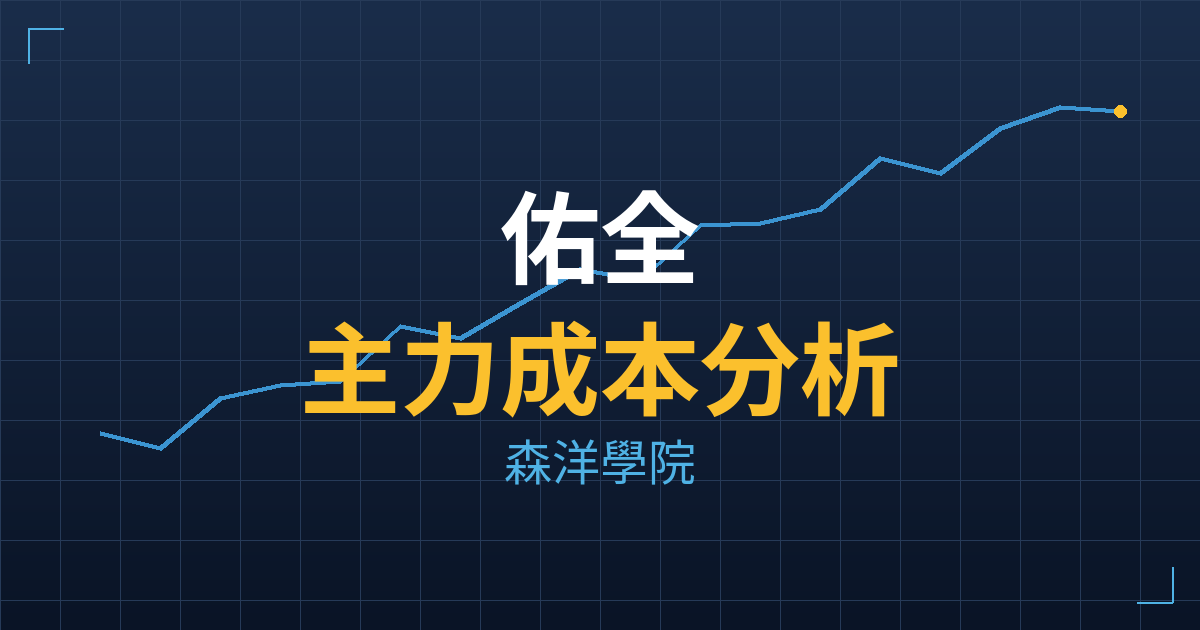 佑全(6929) 主力成本分析七階位階圖