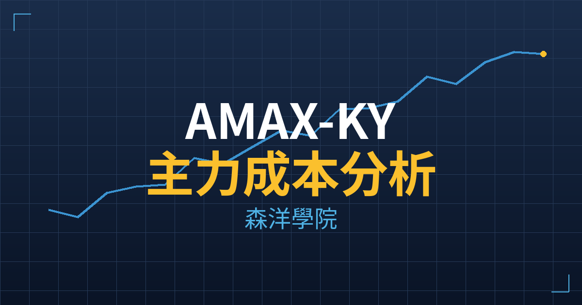 AMAX-KY(6933) 主力成本分析七階位階圖