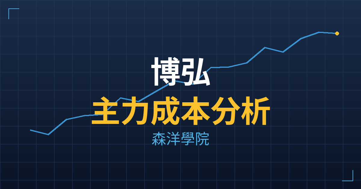 博弘(6997) 主力成本分析七階位階圖
