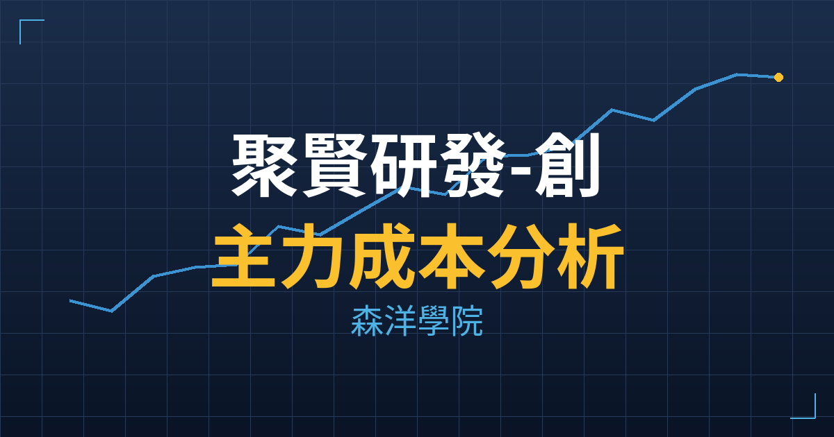 聚賢研發-創(7631) 主力成本分析七階位階圖