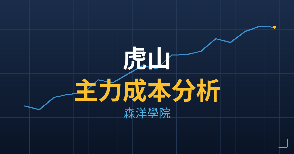 虎山(7736) 主力成本分析七階位階圖
