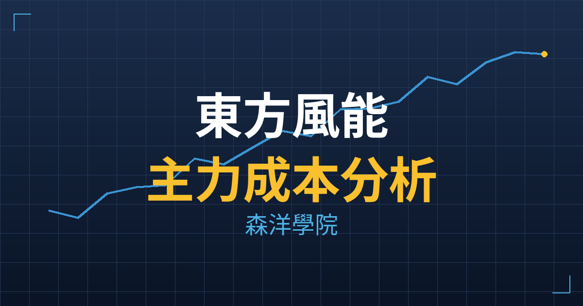 東方風能(7786) 主力成本分析七階位階圖