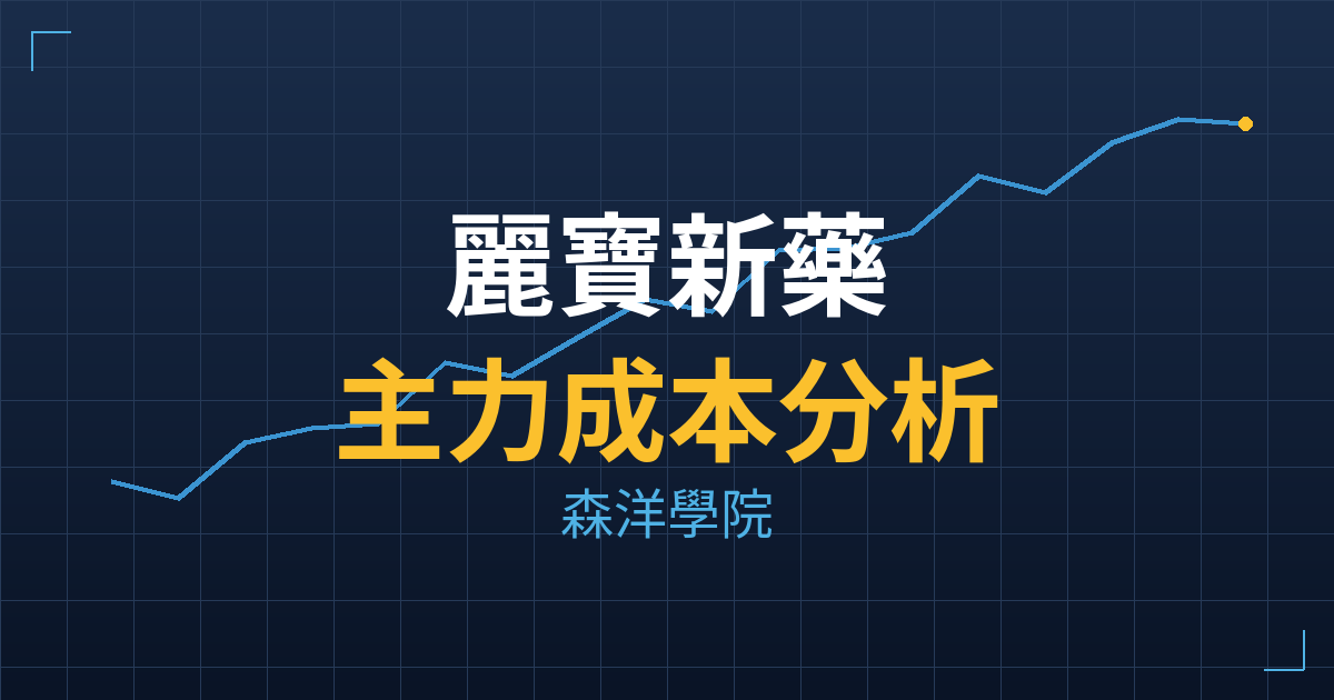 麗寶新藥(7888) 主力成本分析七階位階圖