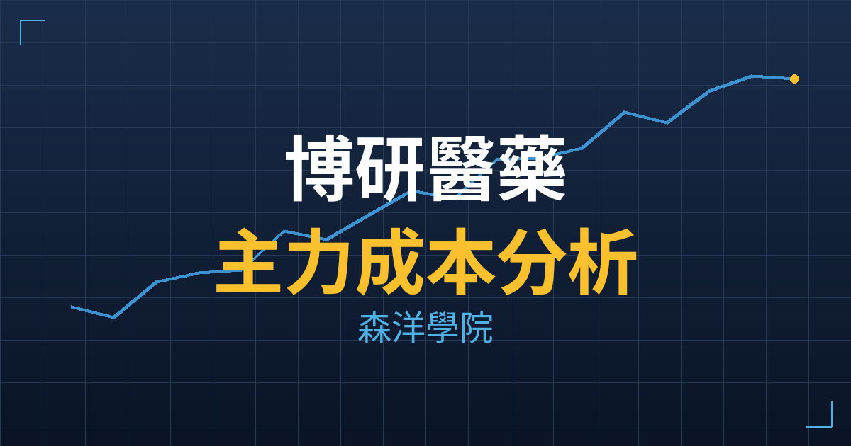 博研醫藥(7891)台股分析|主力成本與七階位階戰略佈局 2 博研醫藥(7891) 主力成本分析七階位階圖