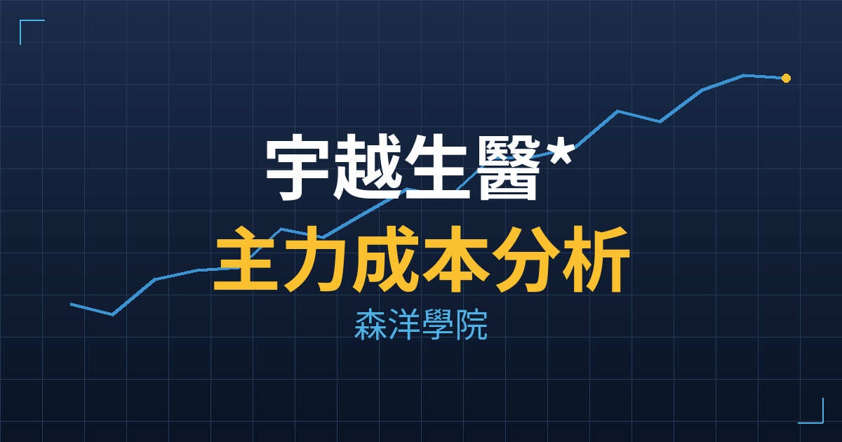 宇越生醫*(7902) 主力成本分析七階位階圖