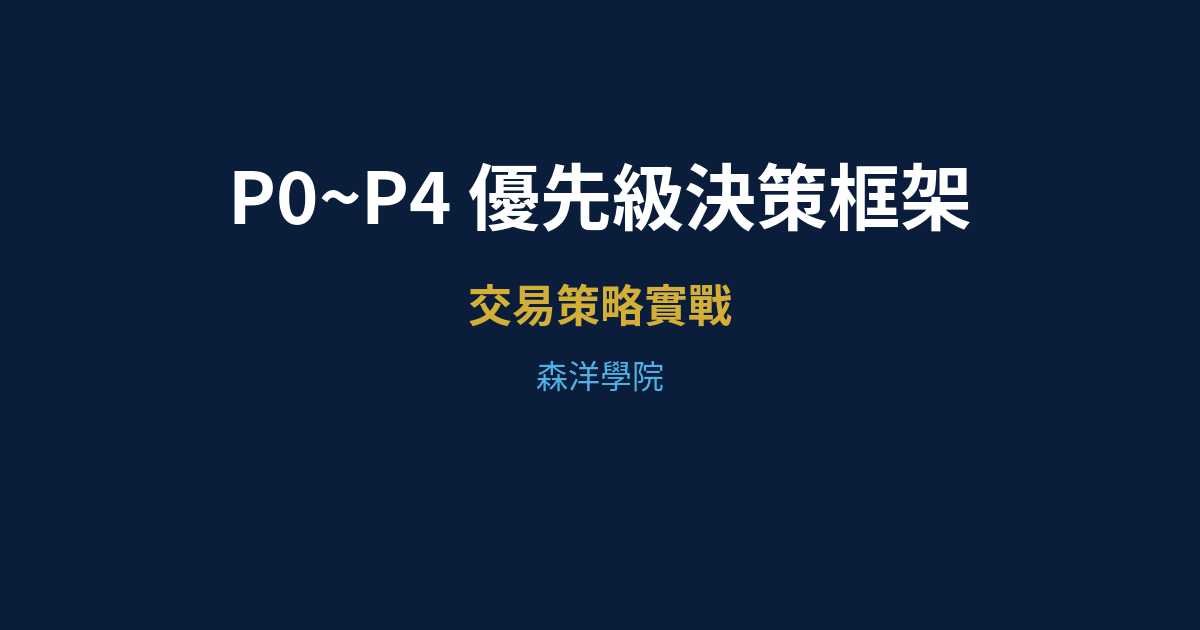 Priority decision framework