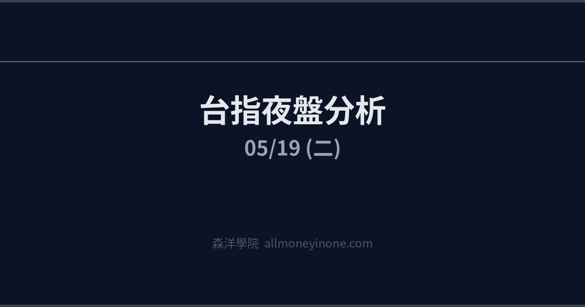 台指夜盤分析