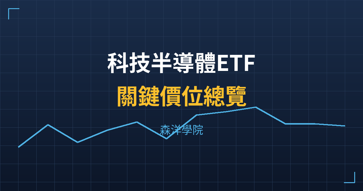 科技半導體ETF關鍵價位總覽