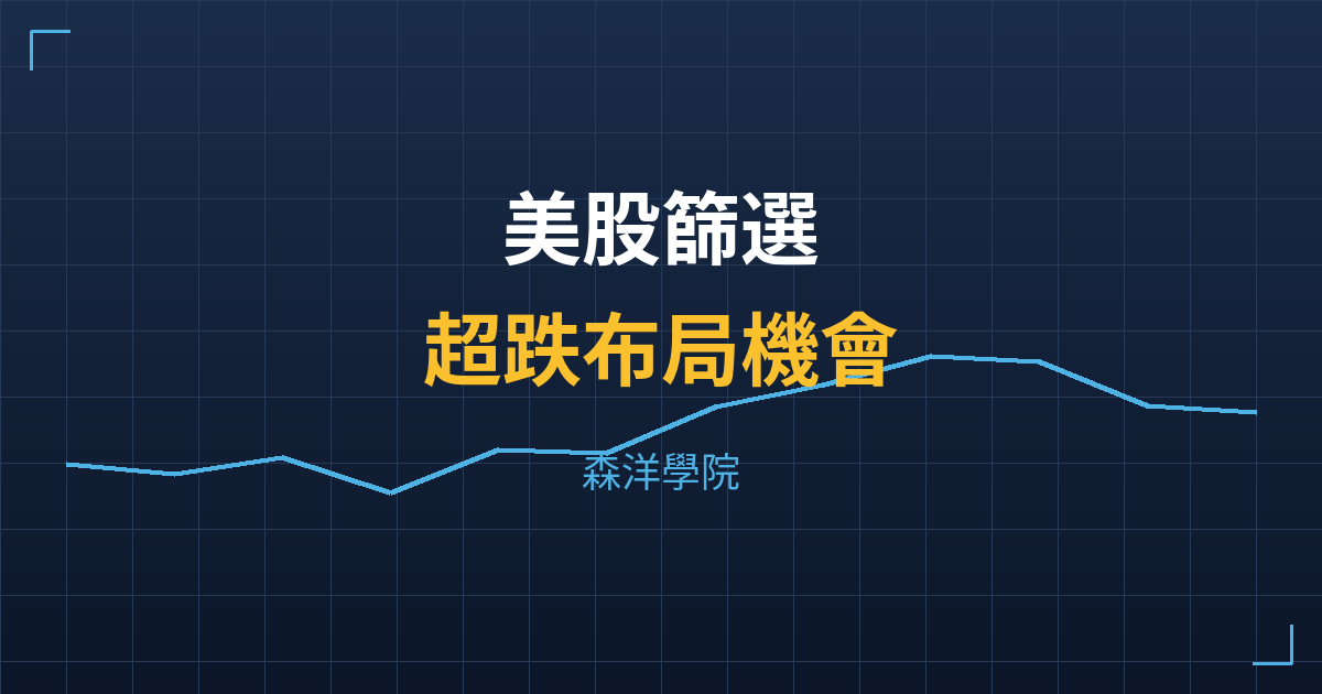 美股超跌布局機會篩選 | 七階位階戰略分析