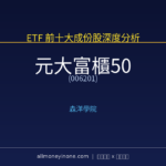006201 元大富櫃50 前十大成份股完整深度分析