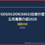 GOGOLOOK(6902)在做什麼？公司業務介紹2026