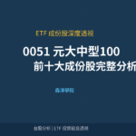 0051 元大中型100 前十大成份股深度分析