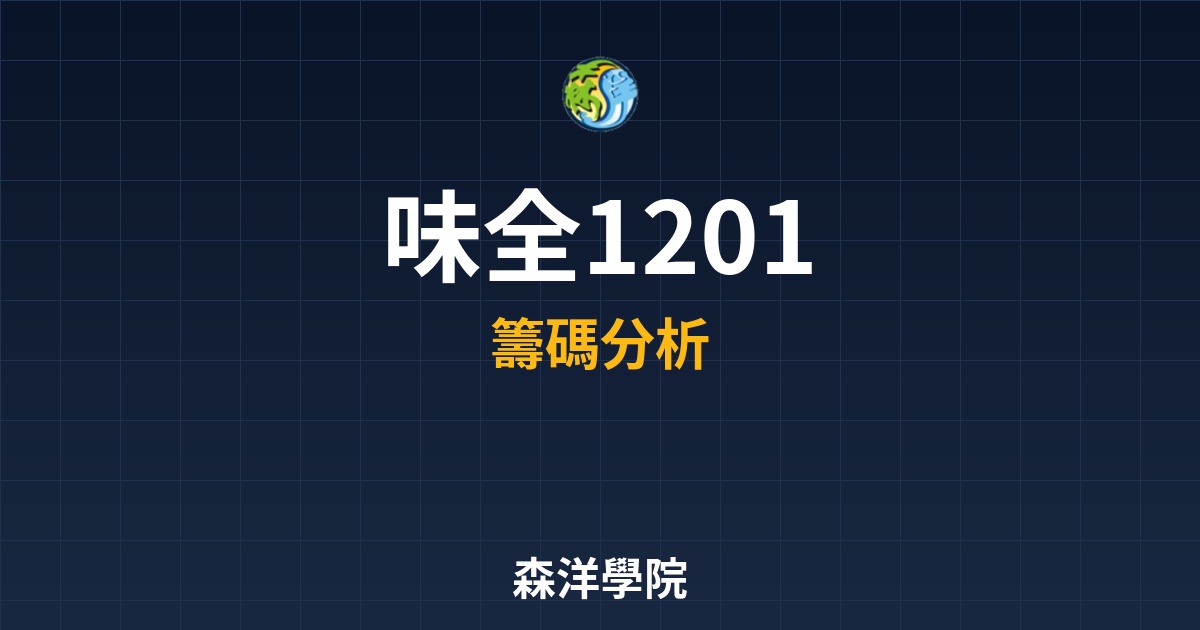 味全(1201) 戰略分析：兩岸乳業巨頭的 2026 佈局與主力成本導航