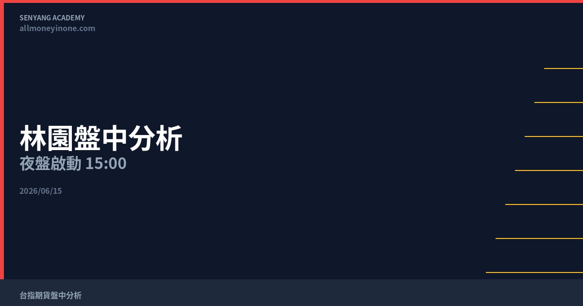 台指盤中分析