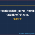 中信關鍵半導體(00891)在做什麼？公司業務介紹2026