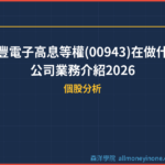 兆豐電子高息等權(00943)在做什麼?公司業務介紹2026