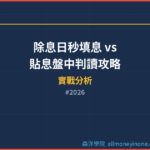 除息日秒填息 vs 貼息盤中判讀攻略 2026 — 開盤30分鐘決定後勢