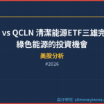 ICLN vs TAN vs QCLN 清潔能源ETF三雄完整比較 2026 — 綠色能源的投資機會