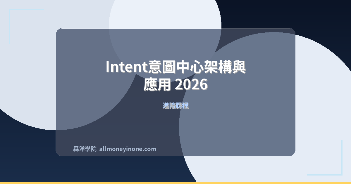 Intent architecture