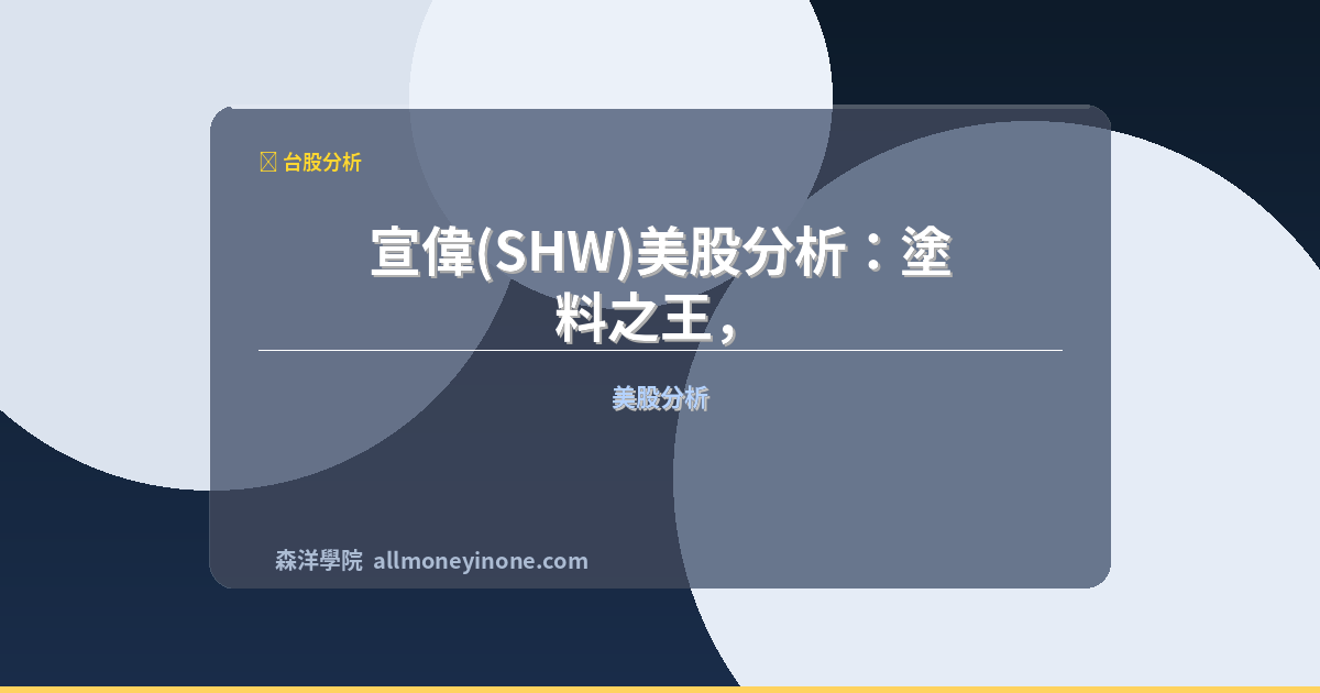 Shw strategic analysis