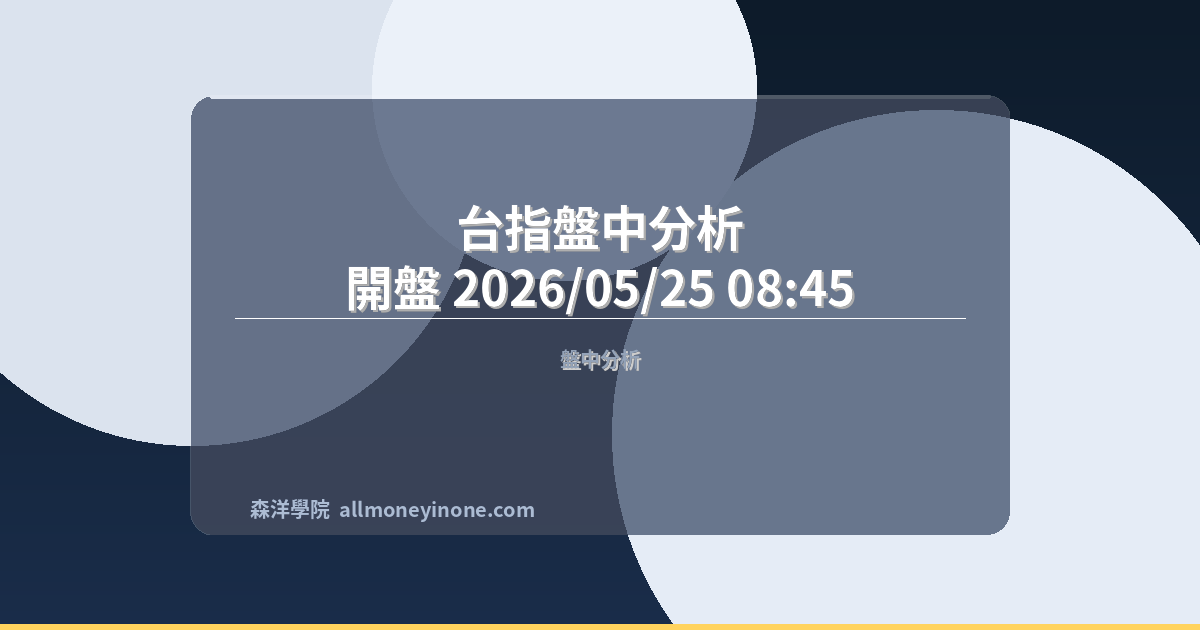 Taiex intraday 0525 0845