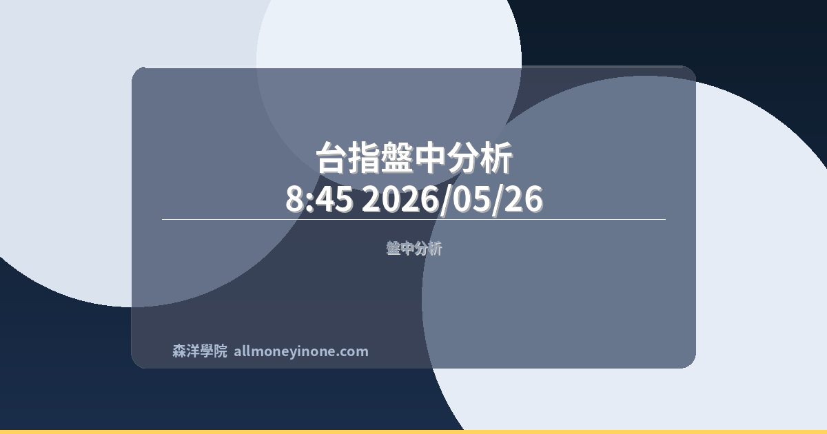 Taiex intraday 0526 0845